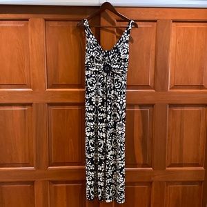 Maxi dress. Rayon with lined bra top